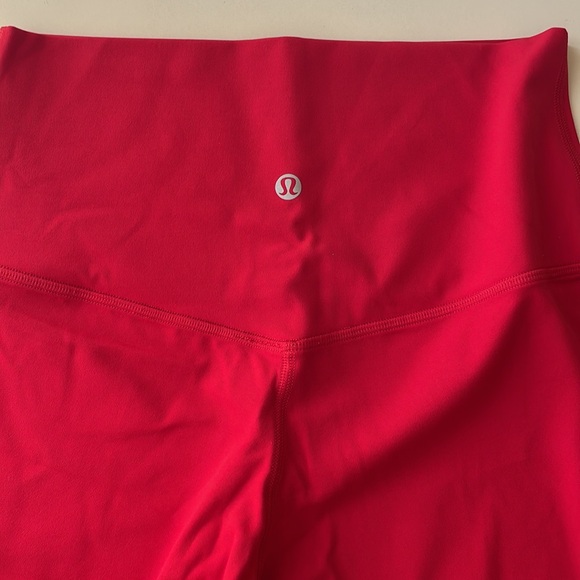 Lululemon Red Align Shorts - Picture 6 of 7